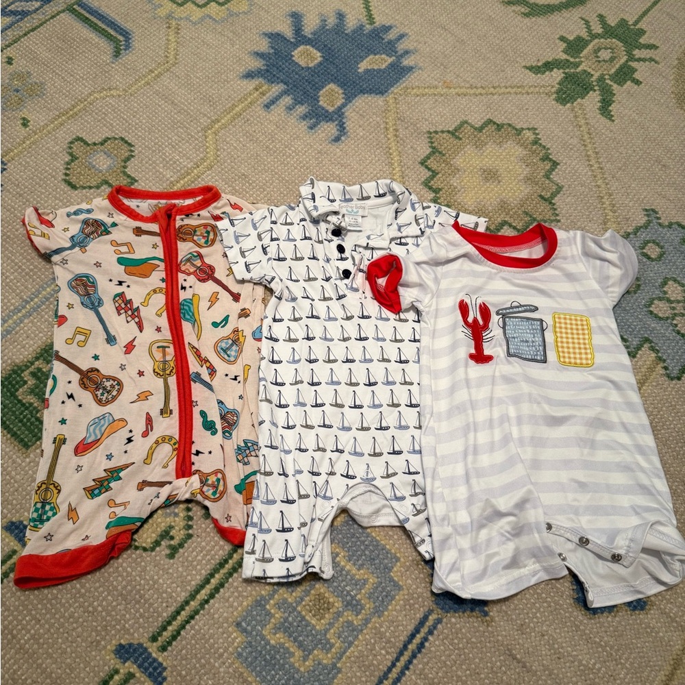 Colorful Kids One Piece Set- Kiki + Lulu, Feather Baby, Boutique